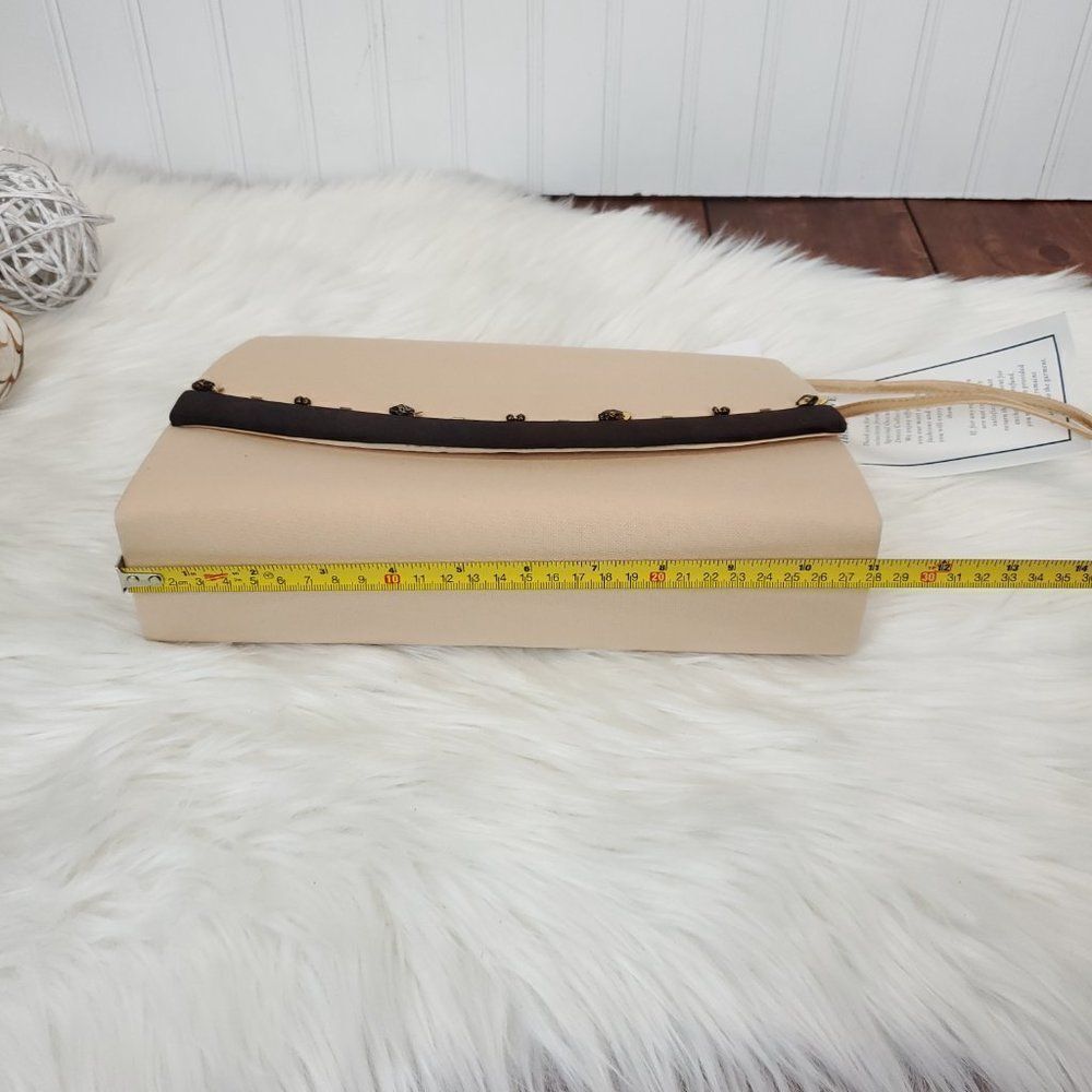 Vintage Midnight Velvet Polyester Crossbody Bag - Picture 12 of 16